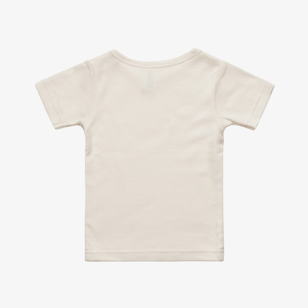 Baby Clothes MJ | GIRLS | Organic Cotton Tee - Dust & Pink M&B.