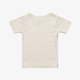 Baby Clothes MJ | GIRLS | Organic Cotton Tee - Dust & Pink M&B.