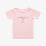MJ | GIRLS | Organic Cotton Tee - Pink & Pink