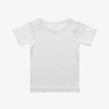 Baby Clothes MJ | GIRLS | Organic Cotton Tee - White & Pink M&B.