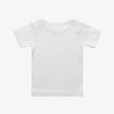 Baby Clothes MJ | GIRLS | Organic Cotton Tee - White & Red M&B.