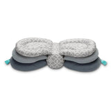 An Adjustable Breast Feeding Pillow from Mother and Baby with a grey and white pattern.